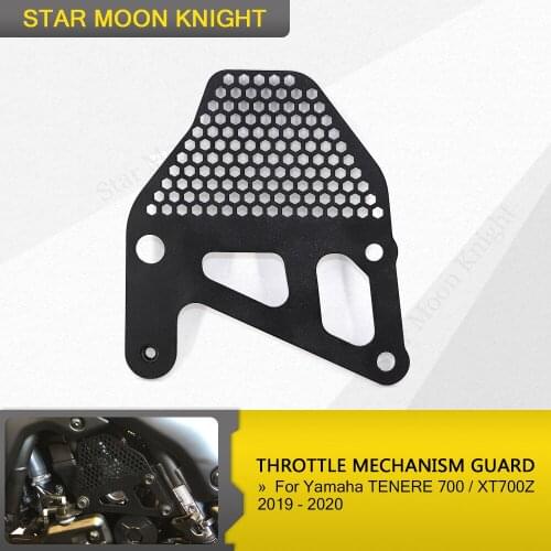 For Yamaha Tenere 700 Tenere700 XT700Z XTZ 700 T7 T700 Motorcycle Throttle Mechanism Guard Protector Cover Protection Grill