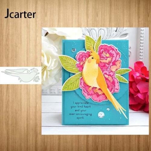 2021 New Arrival Parrot Bird Metal Cutting Dies Craft for Scrapbooking Knife Mould Blade Punch Stencils Dies Cut Model Template