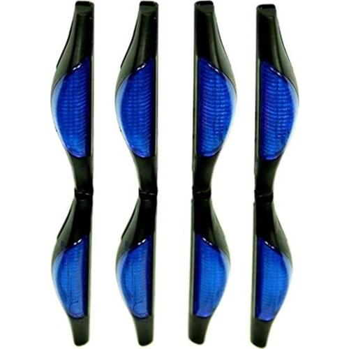 4pcs/pack Auto Edge Guard Reflector Car Door Protector Trim Anti Collision Bumper Crash Mouldings Scratches Protection Sticker