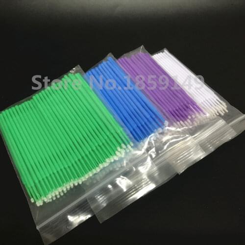 400 PCS/set Dental Disposable Micro Applicator Brush Bendable 1.0/1.5/2.0/2.5 mm