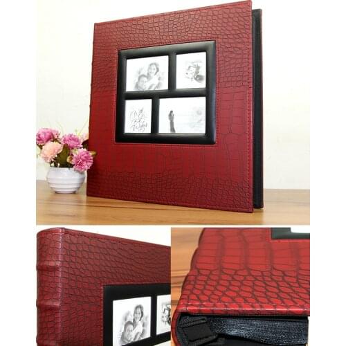 6inch 400 Sheets Photos Book Wedding Picture Album PU Leather Albums Cover Scrapbook Anniversary Gift Large Size Photo Albums