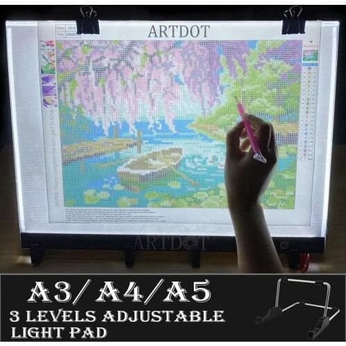 Diamond Painting Drawing board A3/A4/A5 Led Light Pad for Diamond Art Tools Led Lamp USB Powered Diamond Embroidery Tool