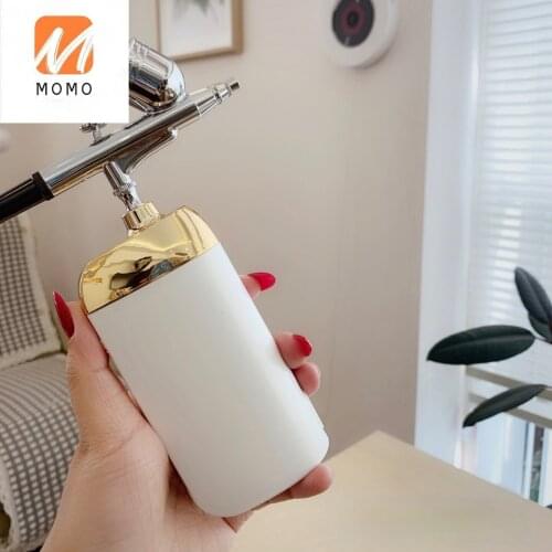 Nail Painting Machine Inkjet Charging Portable Spray Gun All-in-One Machine Air Pump Electric Airbrush Set