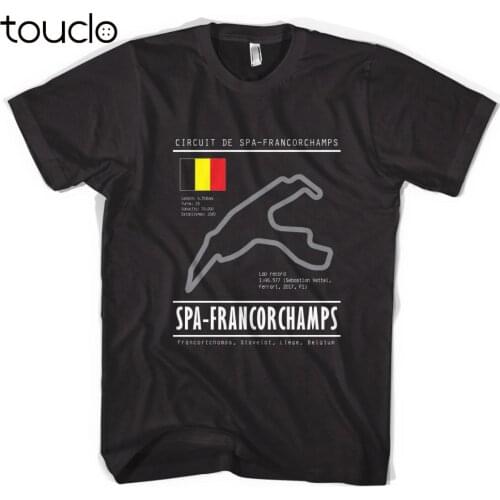 Spa Francorchamps Tee, Race,Racecar, Track, Turbo, Belgium Grand Prix, V62018 Brand New Clothing Mens Fashion T Shirt T-Shirts