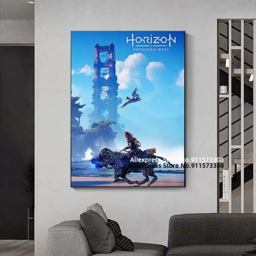 Horizon Forbidden West Game Poster printing on Canvas Pictures Living Room Wall Art Prints Home Decoration Painting