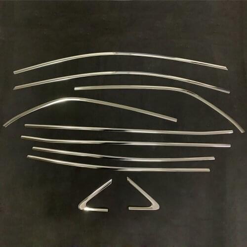 For Toyota Corolla Hatchback 2019 2020 Stainless Window Frame Posts Chrome Trim Cover Molding Protector Decoration Car Styling