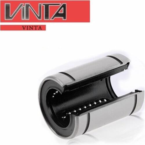 Linear bearing with Large Opening 1pcs/lot LM12 13 16 20 25 30 35 40 50 60UUOP pulley rolamentos CNC shaft Linear bearings guide