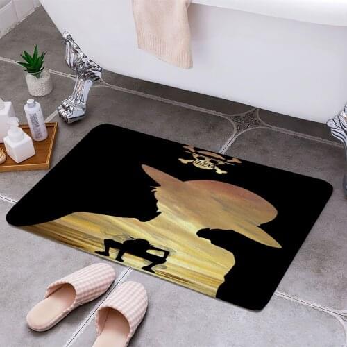 Luffy D Monkey One Piece Cheaper Anti-slip Modern Area Rugs Living Room Balcony Bathroom Printed Carpet Doormat Hallway Bath Mat