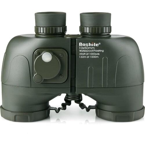 Powerful Binoculars Rangefinder Telescope 10x50 Long Range Military Binocular Professional Night Vision Binoculars HD 2016 New