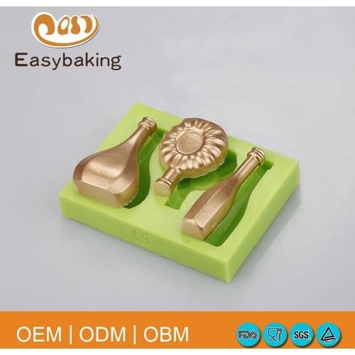 Food grade silicone mold bottle shape fondant cake tools cake decoration set