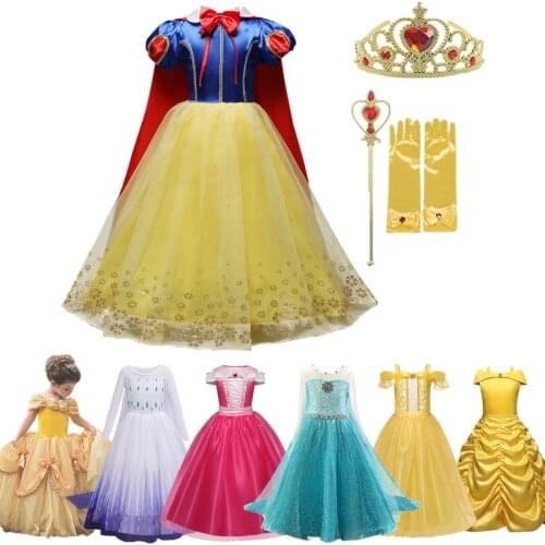 Girls Dress For Kids Halloween Cosplay Party Princess Costume Children Christmas Dress Up
