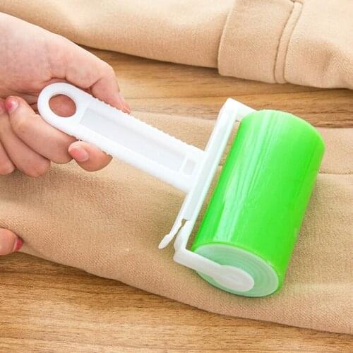 Hot Sale Reusable Washable Roller Dust Cleaner Lint Sticking Roller for Clothes Pet Hair Cleaning Household Dust Wiper Tools