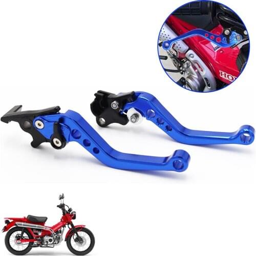 For HONDA CT125 Hunter Cub 2020 Alloy Motorcycle Brake Handle CNC Motorcycle Clutch Drum Brake Lever Handle 1 Pair