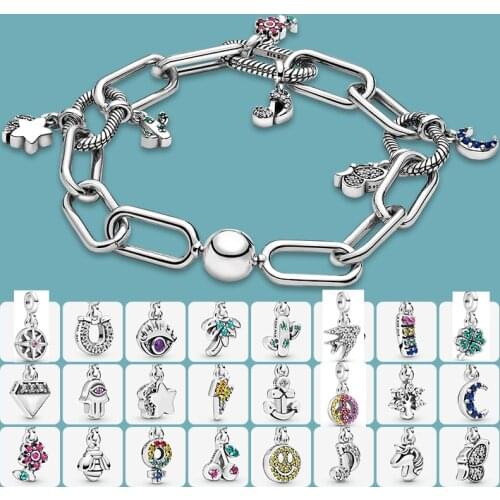 Silver Bracelet 925 Sterling Silver Original Me Bracelet Fit Brand Me Infinity Knot Chain Bracelet femme Jewelry For Women Gift