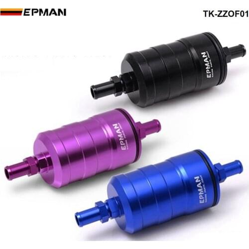 EPMAN Sport Hi-Flow Racing Alloy Fuel Filter With Paper Filter TK-ZZOF01