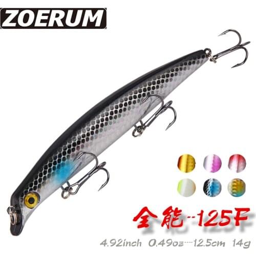 12.5cm 14g Shad Wobbler Top Water Lures for Bass Fishing Lures Saltwater Popper Trout Mini Top Pesca Fishing Jerkbait Bait