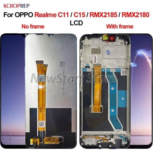 For OPPO Realme C11 RMX2185 LCD For OPPO Realme C15 RMX2180 lcd Display Touch Screen Digitizer Assembly Replacement Accessory