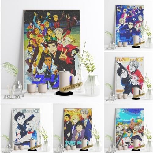 Yuri On Ice Hot Japanese Anime Wall Art Prints Poster Manga Character Modern Canvas Painting Fans Collection Gift Home Decor
