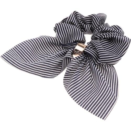 Women Wide Elastic Hair Ties Rabbit Ear Style Hair Thick Scrunchies for Women Girls Ponytail Holder Hair Accessories