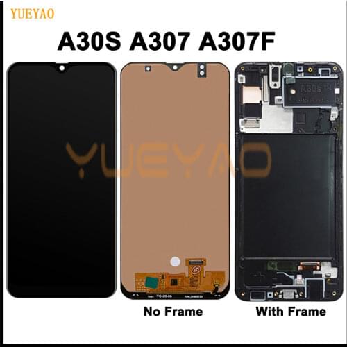 6.4inch For Samsung Galaxy A307 LCD A30S Display With Touch Screen Digitizer Assembly A307F Display Free Shipping