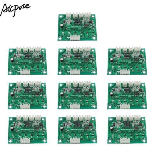 10Pcs/lots 4/8 Channel Motherboard Large Button 7x12W/6x12w/5x12w/12x12w RGBW 4 in 1 LED PAR Motherboard Voltage 12-36V Par Led