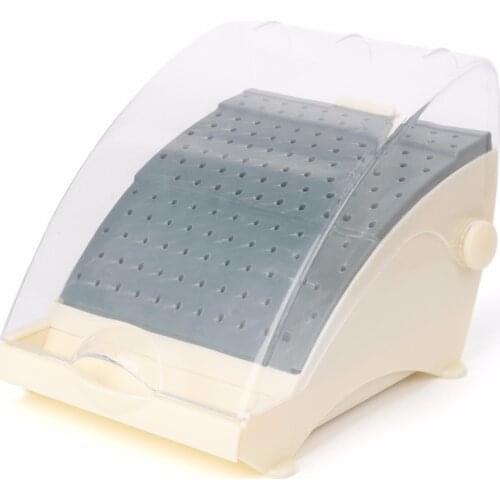 142 Holes Dental Bur Box Holder Autoclave Sterilizer Case Disinfection Box Pull Out Drawer