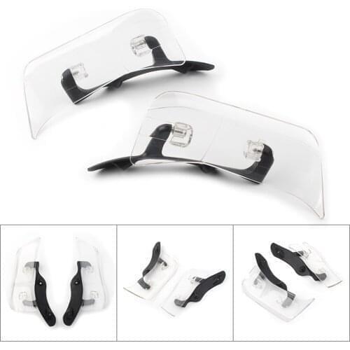 2pcs Transparent Motorcycle Wind Air Deflector Windscreen For Harley Road Glide Special FLTRXS 2015 2016 2017 2018 2019 2020