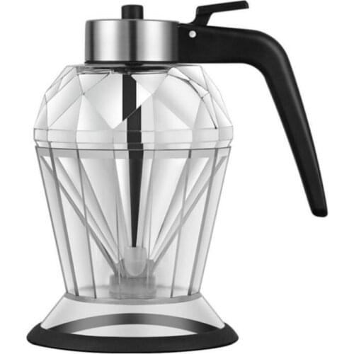 2021 Newest Diamond Glass Oil Dispenser diamond oil bottle One-handed refueling bottle kitchen tools