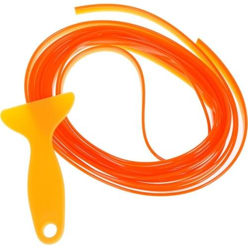 5m Air Outlet Door Protector Rubber Trim Molding Scratch Strip Car Styling Interior Decoration Strip Auto Bumper