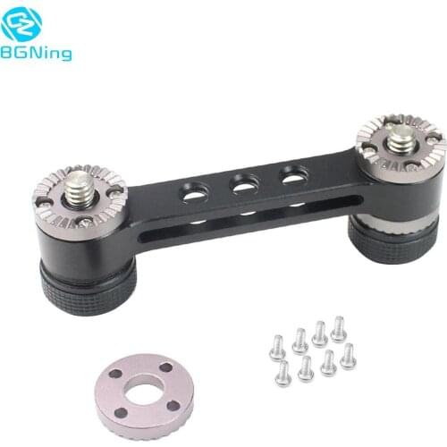 Aluminum Extended Arm For DJI OSMO PRO Gimbal Upgrade Assembly Accessory Hot Shoe Adapter Mount Extender Straight Extension Arm