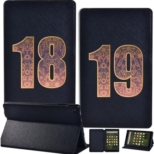 Tablet Case for Amazon Fire 7 (5th/7th/9th)/Fire HD 8 (6th/7th/8th)/Fire HD 10 (5th/7th/9th) Tablet Cover Case for 7/8/10.1 Inch