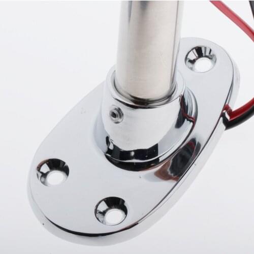 DC12V Marine 10" 240mm All-Round Stern Navigation Anchor Pole Light W/ Collar