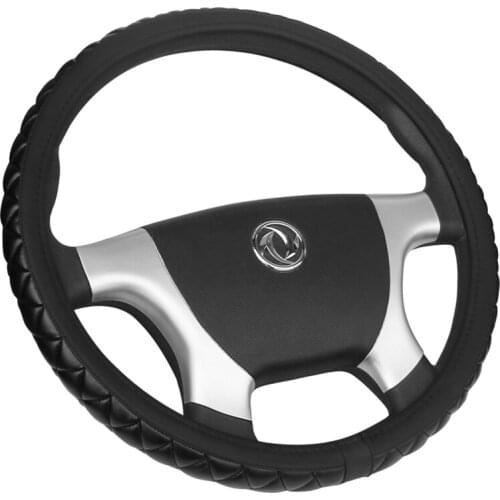 PU Leather Auto Steering Wheel Cover Bus Truck Car For Diameters 36 38 40 42 45 47 50 CM 3D Non-slip Wear-resistant Car Styling