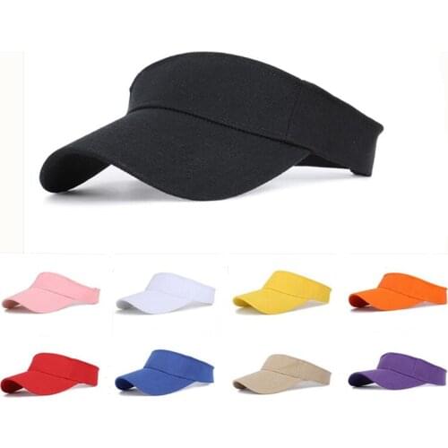 Tennis Caps Men Women Adjustable Sport Headband Classic Sun Sports Visor Hat Running Caps Tennis Beach Hat Outdoor Sports Hat