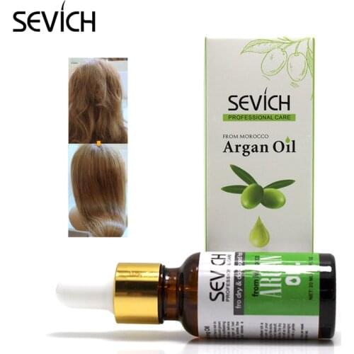 Sevich Keratin Morocco Argan Oil 20ML Moisturizing Dry Damaged Hair Straight Maintenance Repair Treatment Hair Mask