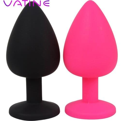 VATINE Prostate Massager Hot Erotic Sex Toys for Men Woman Silicone Adult Products Anal Plug Butt Plug
