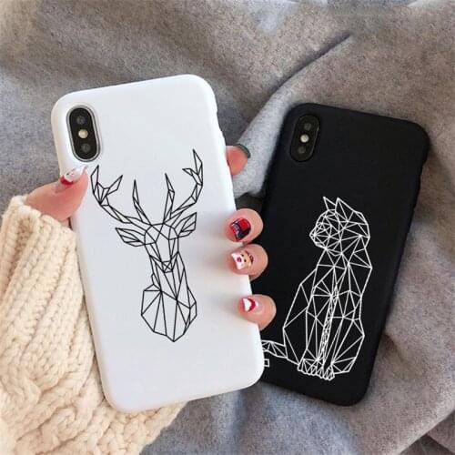 Cartoon Animal TPU Silicone Matte Phone Case For iPhone 12 11 Pro Max 7 8 6 S 6S Plus 5 5S SE 2 2020 10 X XR XS Max Back Cover