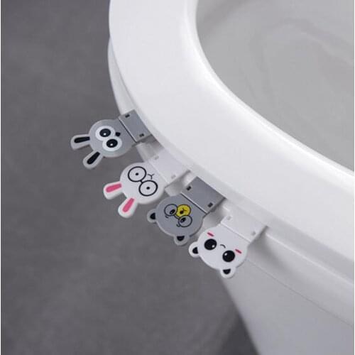 Cartoon Toilet Lifting Device Bathroom Toilet Lid Portable Bathroom Toilet Seat Clamshell Holder Accessories