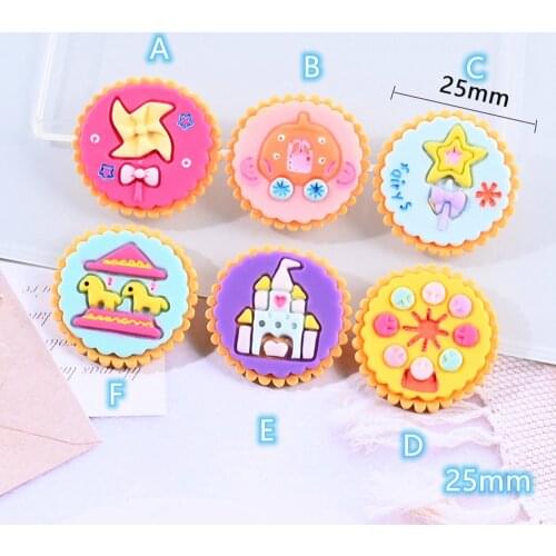 Cartoon Amusement Park 20pcs Flatback Resin Cabochon Flatback Kawaii DIY Embellishments Scrapbook Craft Hair Bows Center