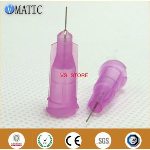 Free Shipping Non Sterilized 100Pcs 30G 1/4'' Inch Glue Dispensing Needle Tip