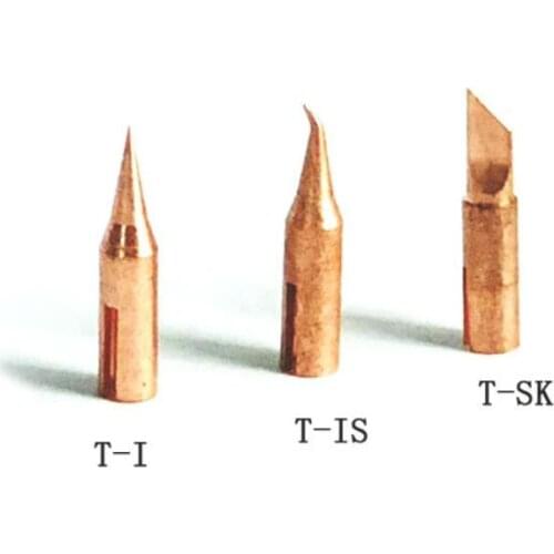 Soldering Iron Tips Replacement Parts Soldering Iron Tips T-I T-IS T-SK Soldering Heads for Welding Pencil JBC T210