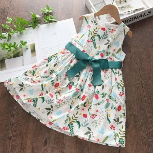Melario Summer Flower Girl Dresses Floral Kids Dresses Girls Princess Dress Floral Children Clothes Casual Wear 3 7Y Vestido