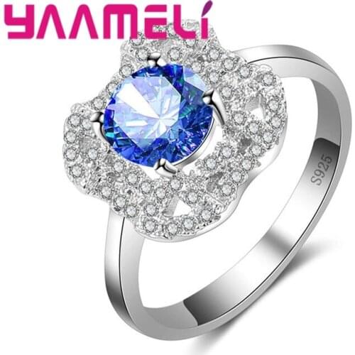 Factory Direct Sale Cheap Price Cubic Zirconia Rings 925 Sterling Silver Wedding Ring For Women/Girls