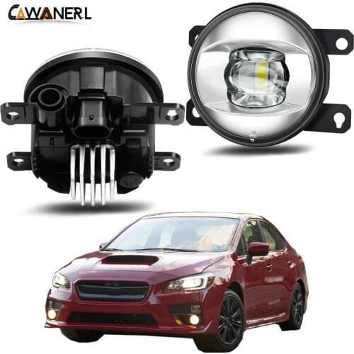 Fog Light Assembly For Subaru WRX 2015 2016 Car Driver + Passenger LED Lens Fog Light Daytime Running Lamp H11 8000LM 12V