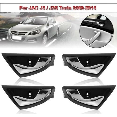 Bright Car Interior Door Handles Inside Inner Door Knob for JAC J3 J3S J3 Turin 2009-2015 6105230U8010 6105240U8010