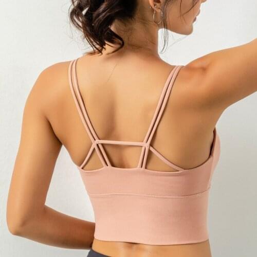 Women Fitness Bra Sexy Woman Wholesale Clothes Sport Bra Top Activewear For Women Strappy Sports Bra Sports Wear For Women Gym