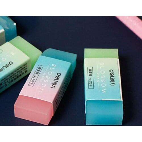 1pc Jelly Color Translucent Eraser Art Drawing Sketch Student Writing Office Stationery 5*2cm Student Professional Eraser