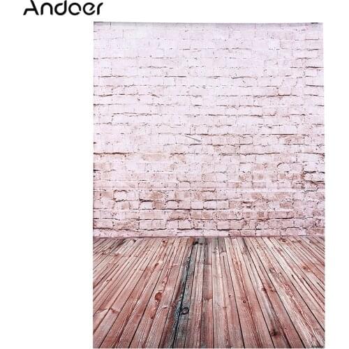 2 * 3m/6.6 * 9.8ft Large Photography Backdrop Background Brick Wooden Floor Pattern for Baby Children Photo