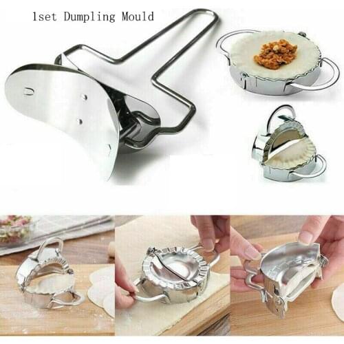 2pcs/set Stainless Steel Dumpling Mould Lazy Must-Ravioli Mold For Baking Home Kitchen Accessories Tools Dumpling Maker 2021 Hot