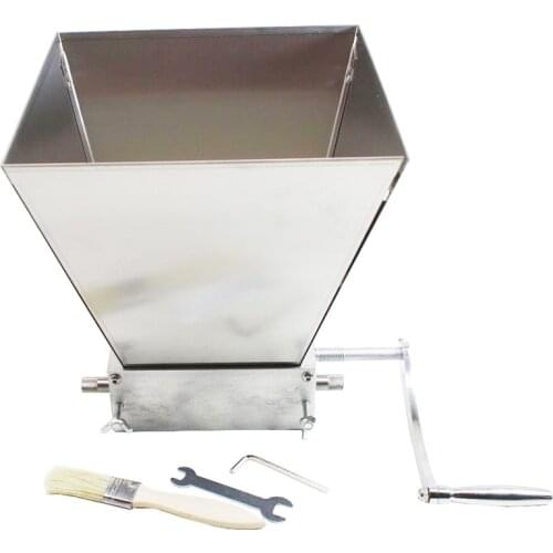 2021 Newest Stainless 2-roller Barley Malt Mill Grain Grinder Crusher For Homebrew Wholesale & Dropshipping